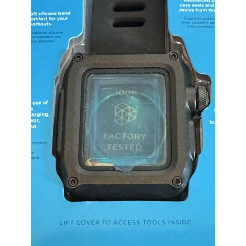 LUNATIK EPIK 007 Black Aluminum Case and Silicone Band for Apple Watch 1 42mm